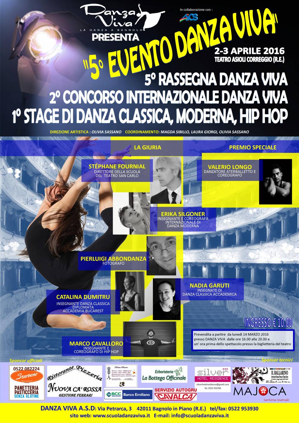 CONCORSO DI DANZA, RASSEGNA DANZA E STAGE DI DANZA